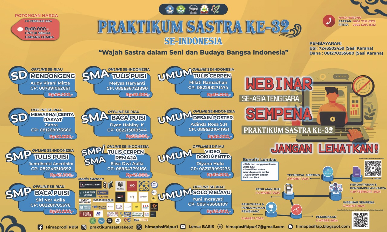 Praktikum Sastra ke 32
