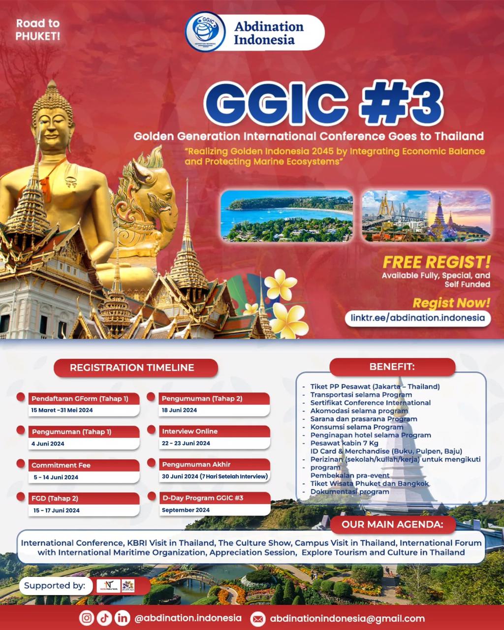Golden Generation International Conference (GGIC #3) Chapter Thailand