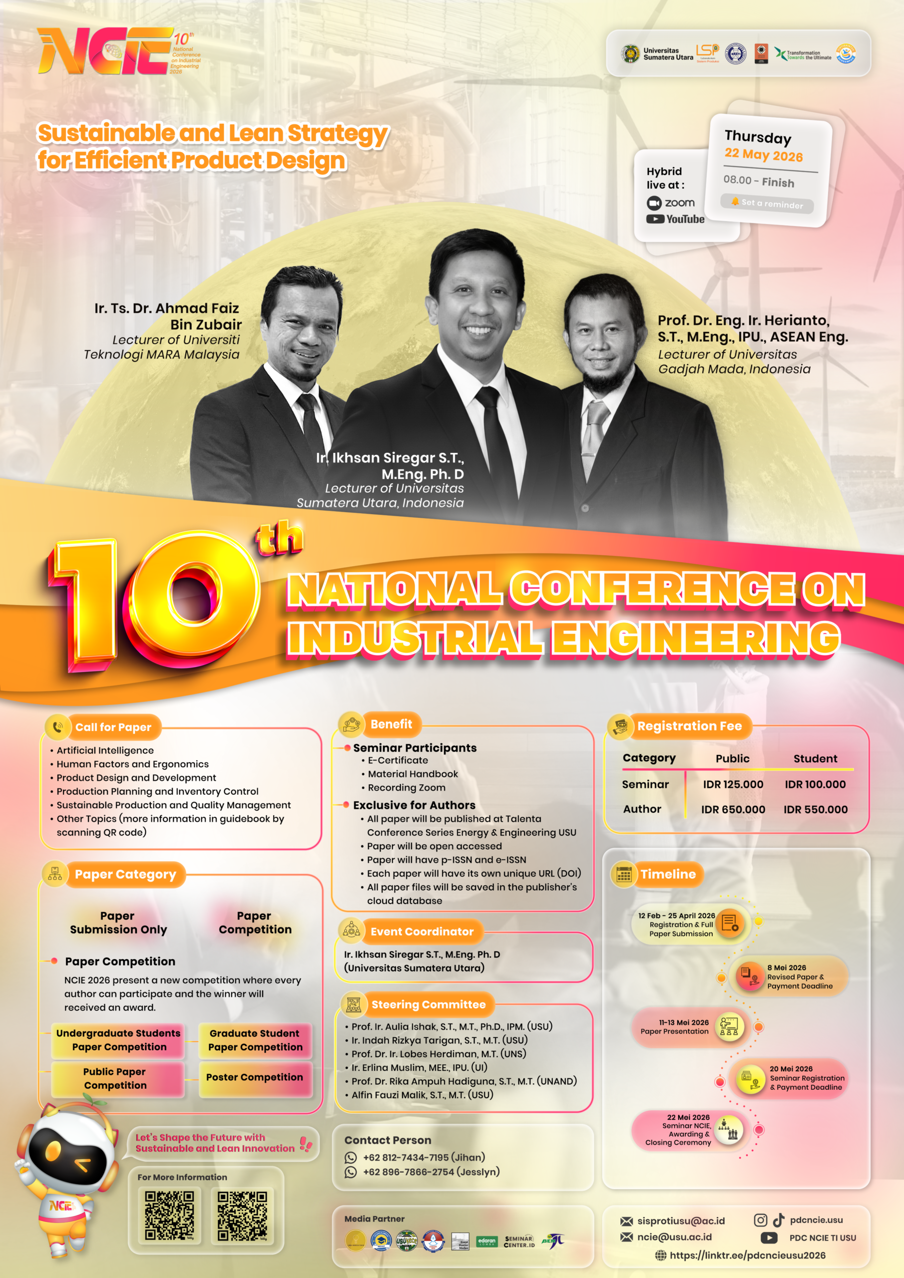 10th National Conference on Industrial Engineering (NCIE) 2026