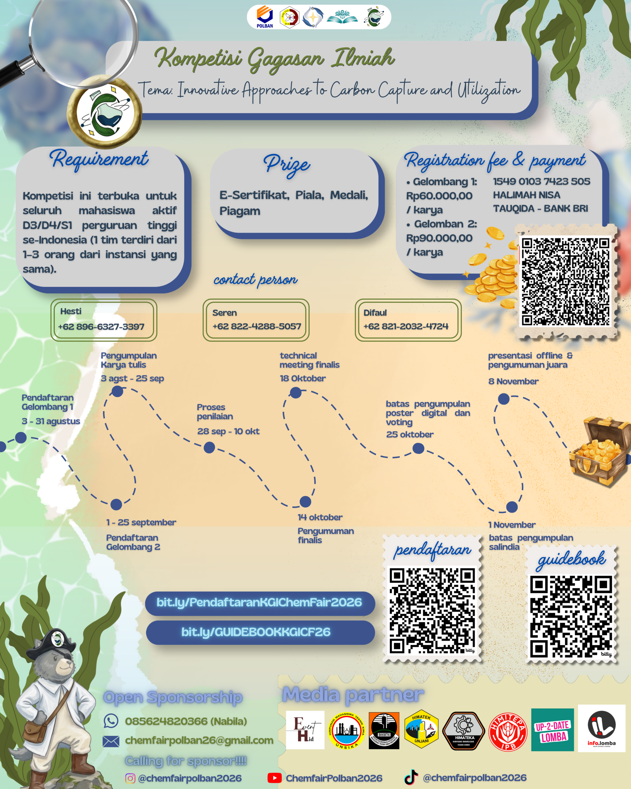 Kompetisi Gagasan Ilmiah (KGI) ChemFair 2026
